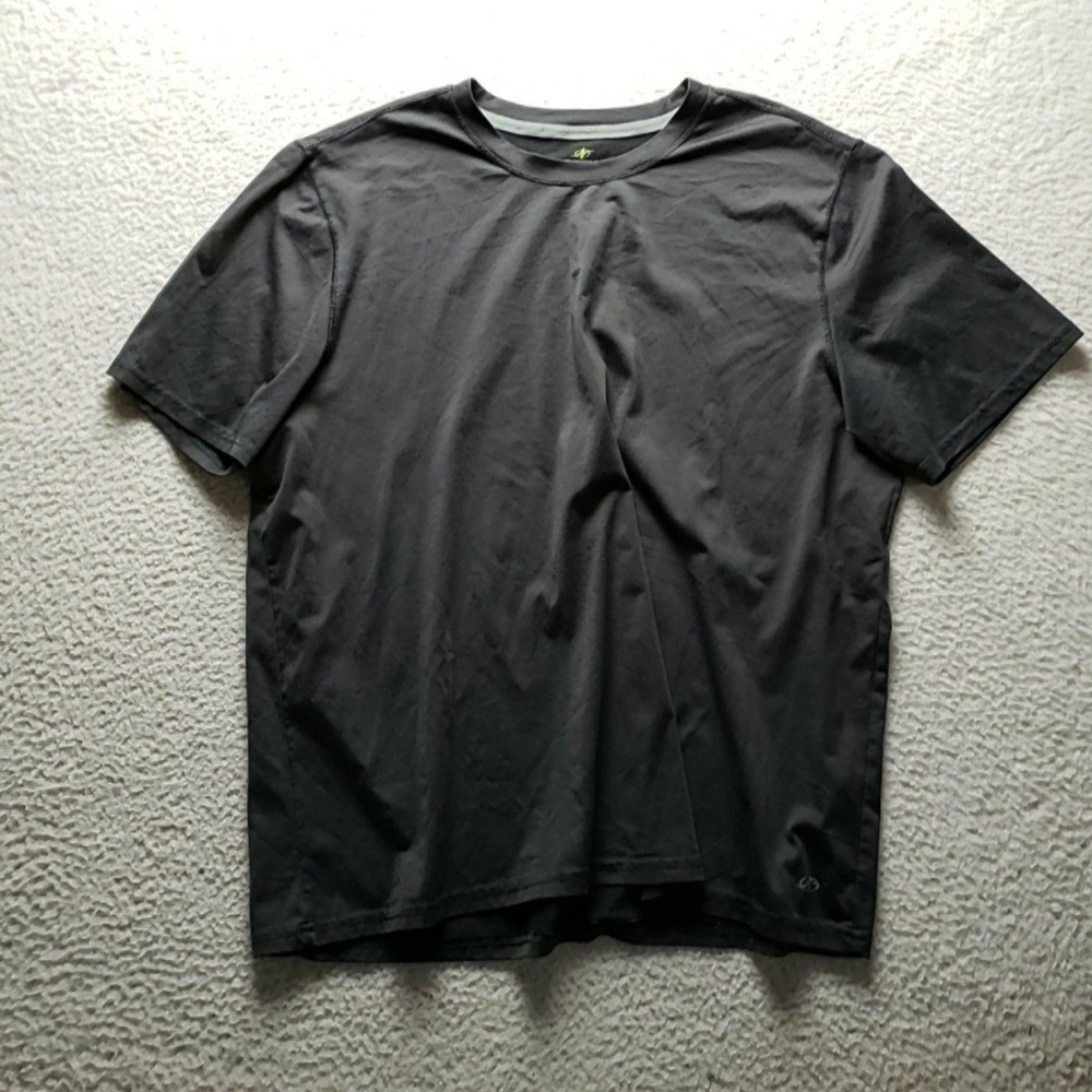 NordicTrack Shirt Mens 2XL Gray Short Sleeve Performance Athletic Tee Top